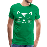 Katze Männer Premium T-Shirt - Kelly Green