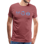 Tiere Männer Premium T-Shirt - washed Burgundy