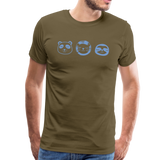 Tiere Männer Premium T-Shirt - Khaki