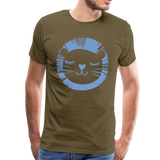 Löwe Männer Premium T-Shirt - Khaki