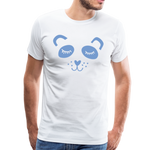 Panda Männer Premium T-Shirt - Weiß