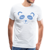 Panda Männer Premium T-Shirt - Weiß