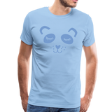 Panda Männer Premium T-Shirt - Sky