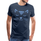 Katze Männer Premium T-Shirt - Navy