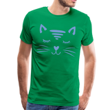 Katze Männer Premium T-Shirt - Kelly Green