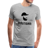Bräutigam Männer Premium T-Shirt - Grau meliert