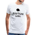 Bräutigam Gang Männer Premium T-Shirt - Weiß