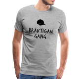 Bräutigam Gang Männer Premium T-Shirt - Grau meliert