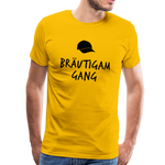 Bräutigam Gang Männer Premium T-Shirt - Sonnengelb