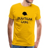 Bräutigam Gang Männer Premium T-Shirt - Sonnengelb