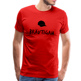 Bräutigam Männer Premium T-Shirt - Rot