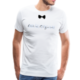 Bräutigam Männer Premium T-Shirt - Weiß