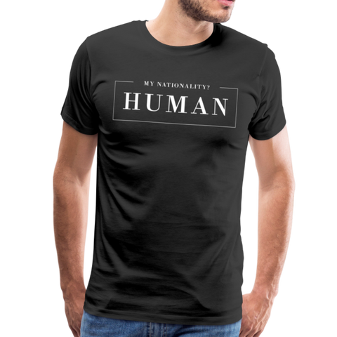 Human Männer Premium T-Shirt - Schwarz