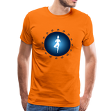 Yoga Männer Premium T-Shirt - Orange