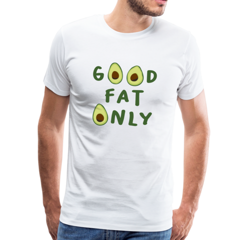 Good Fat Männer Premium T-Shirt - Weiß