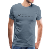 Human Männer Premium T-Shirt - Blaugrau