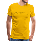 Human Männer Premium T-Shirt - Sonnengelb