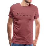 Human Männer Premium T-Shirt - washed Burgundy