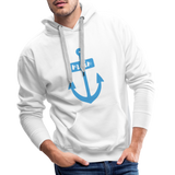 Moin Men’s Premium Hoodie - Weiß