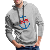 Moin Men’s Premium Hoodie - Grau meliert