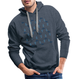 Moin Men’s Premium Hoodie - Jeansblau