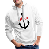 Moin Men’s Premium Hoodie - Weiß