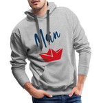 Moin Men’s Premium Hoodie - Grau meliert