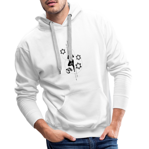 Yoga Men’s Premium Hoodie - Weiß