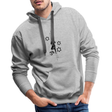 Yoga Men’s Premium Hoodie - Grau meliert