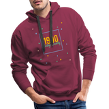 1990 Men’s Premium Hoodie - Bordeaux