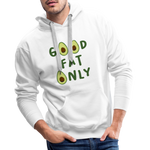 Good Fat Only Men’s Premium Hoodie - Weiß