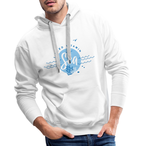 Vitamin Sea Men’s Premium Hoodie - Weiß