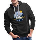 1980 Men’s Premium Hoodie - Schwarz