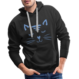 Katze Men’s Premium Hoodie - Schwarz