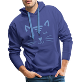 Katze Men’s Premium Hoodie - Königsblau