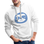 Faultier Men’s Premium Hoodie - Weiß