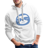 Faultier Men’s Premium Hoodie - Weiß