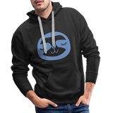 Faultier Men’s Premium Hoodie - Schwarz