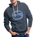 Faultier Men’s Premium Hoodie - Jeansblau