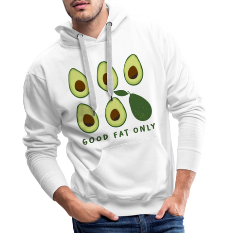 Good Fat Men’s Premium Hoodie - Weiß