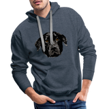 Hund Men’s Premium Hoodie - Jeansblau