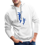 Wale Men’s Premium Hoodie - Weiß