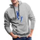 Wale Men’s Premium Hoodie - Grau meliert