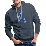 Wale Men’s Premium Hoodie - Jeansblau