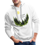 Slow Down Men’s Premium Hoodie - Weiß