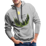 Slow Down Men’s Premium Hoodie - Grau meliert