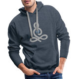 Yoga Men’s Premium Hoodie - Jeansblau