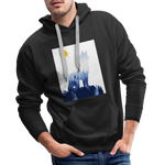 Wolf Men’s Premium Hoodie - Schwarz