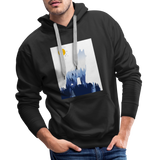 Wolf Men’s Premium Hoodie - Schwarz