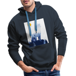 Wolf Men’s Premium Hoodie - Navy